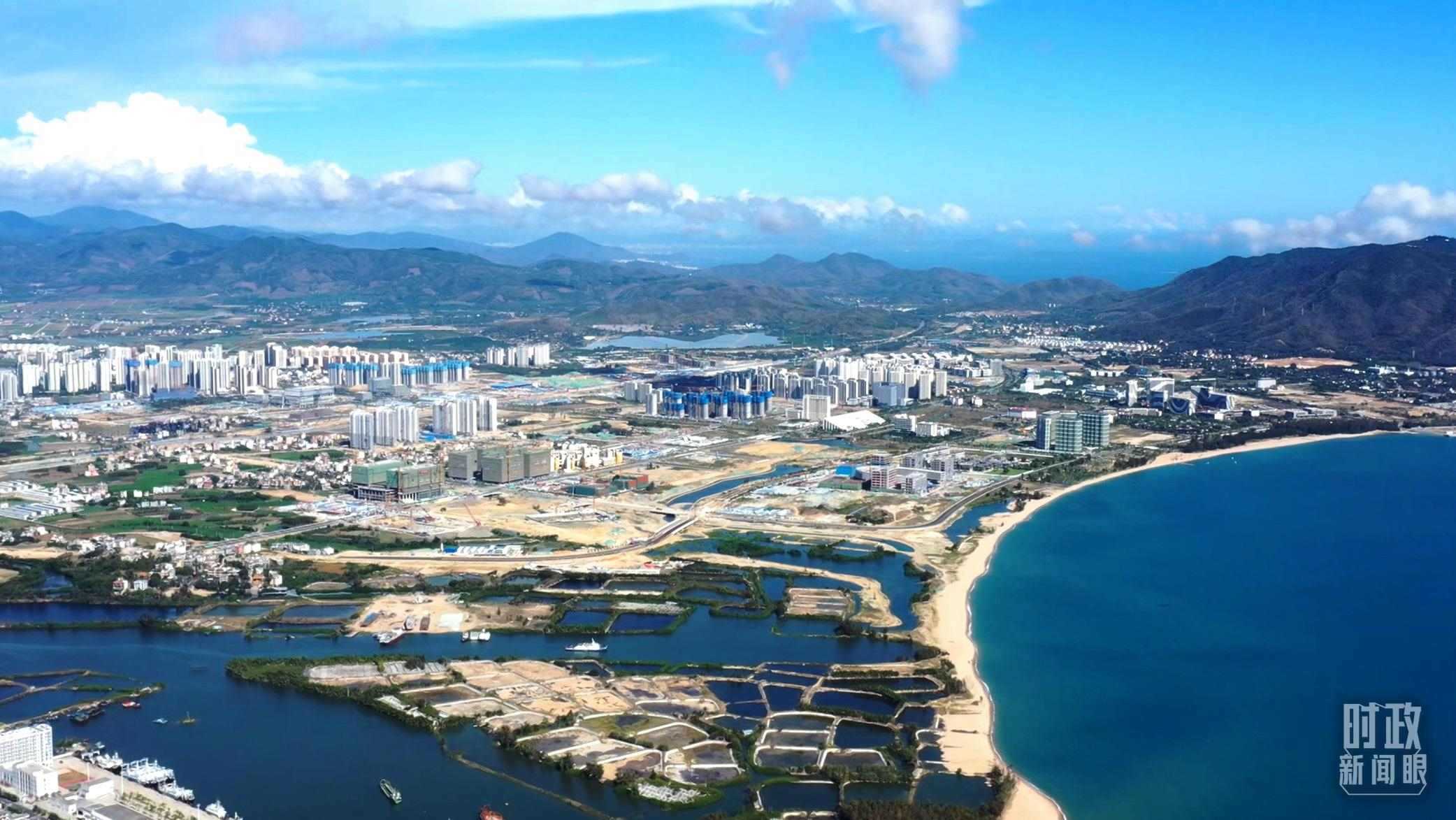 海南崖州灣科技城。（總臺記者張偉克拍攝）