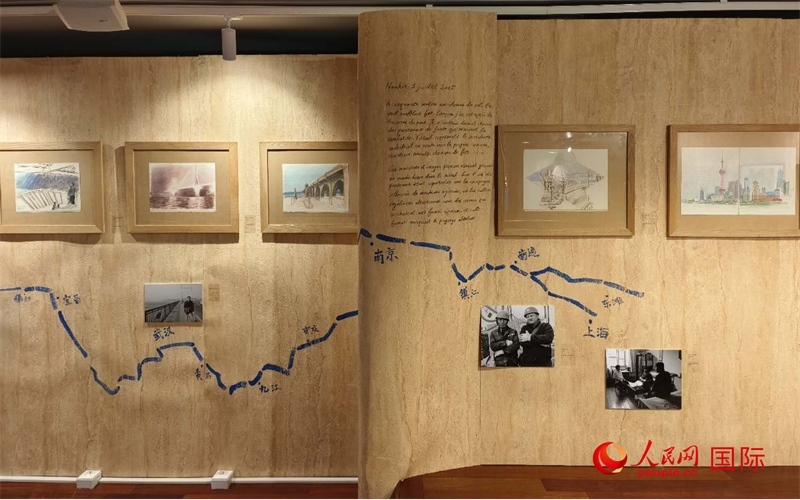 展覽現(xiàn)場(chǎng)。人民網(wǎng)記者 尚凱元攝