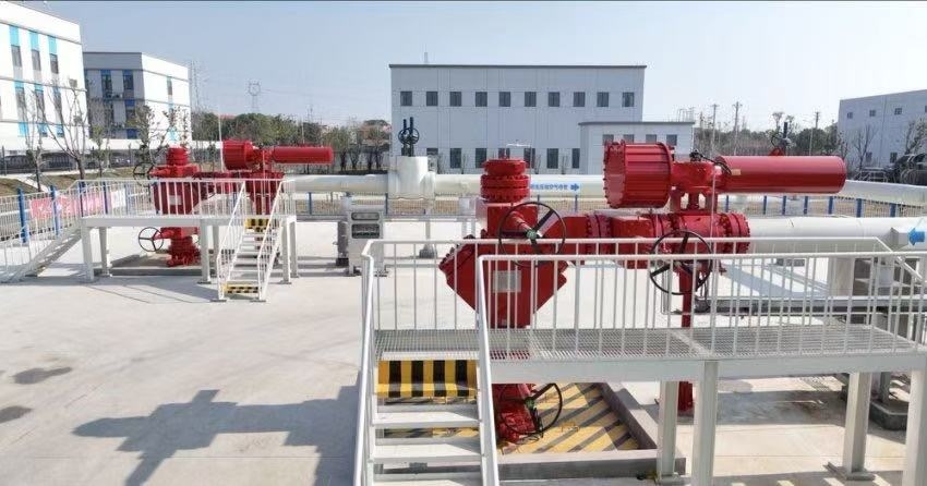 300兆瓦壓氣儲能示范工程鹽穴儲氣庫井場。受訪者供圖