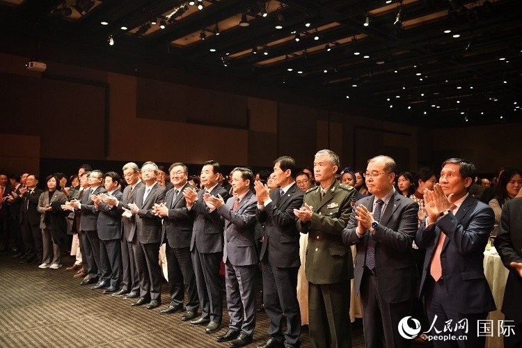 招待會(huì)現(xiàn)場(chǎng)。人民網(wǎng) 李帆攝