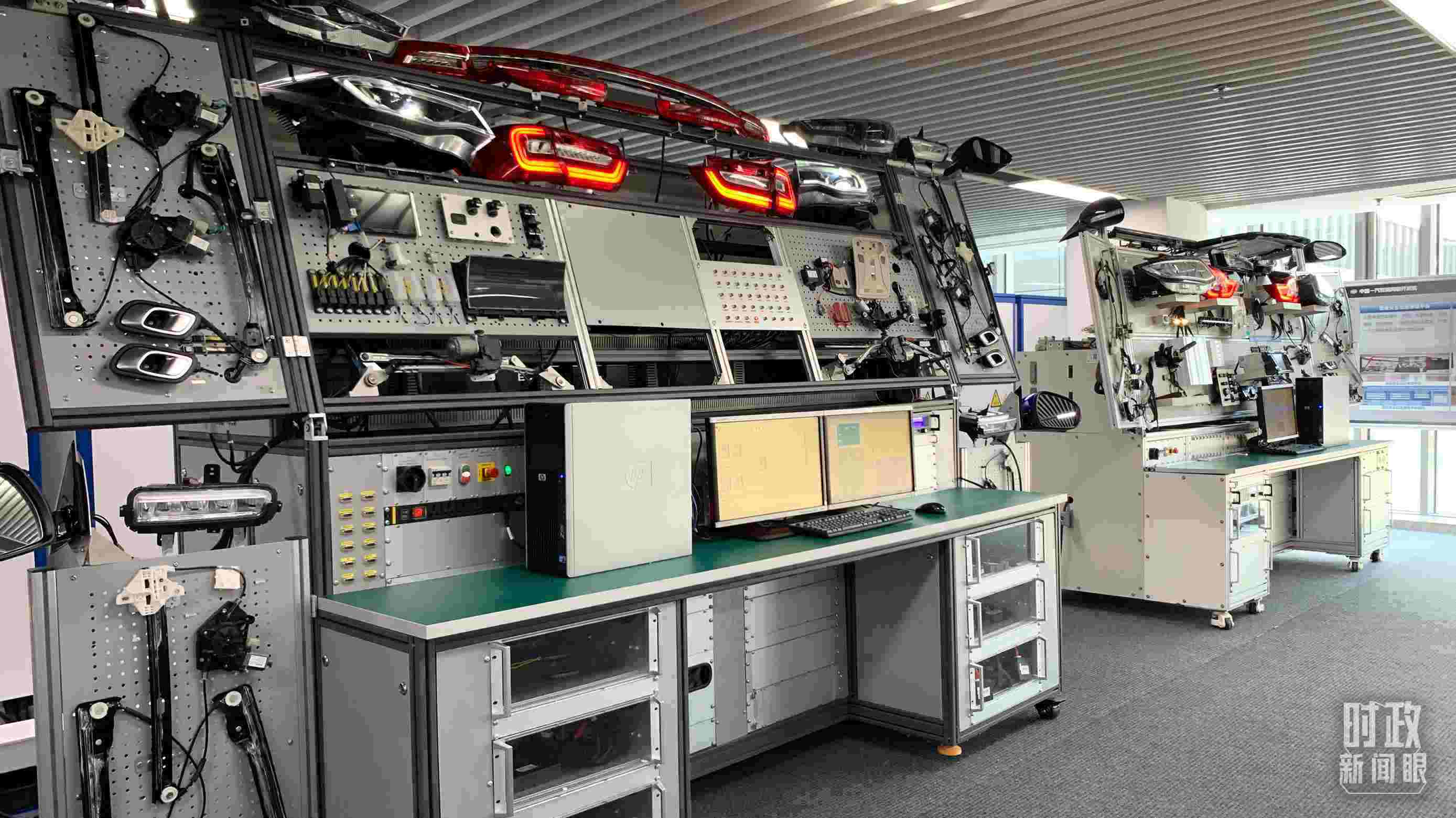 △吉林長春，一汽整車硬件測試實驗室。（總臺央視記者邢彬拍攝）