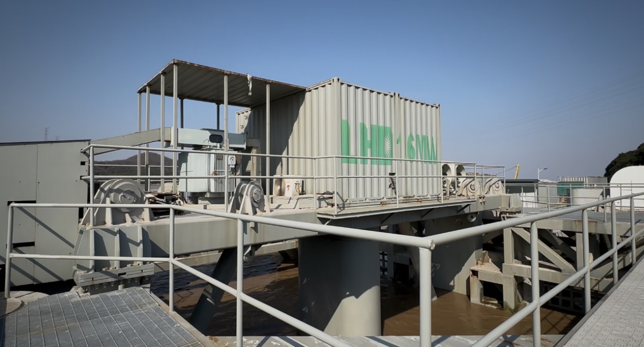 LHD潮流能發(fā)電站。人民網(wǎng)記者 王紹紹攝