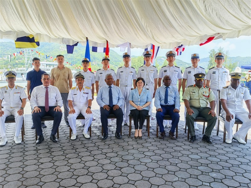 儀式現(xiàn)場(chǎng)。中國(guó)駐塞舌爾大使館供圖