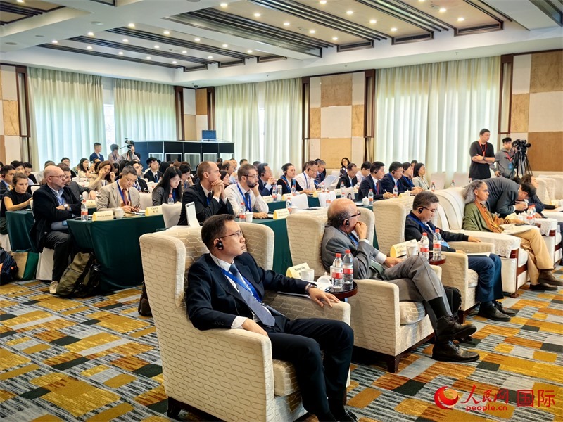 “通往COP30之路：中巴植樹造林和碳匯合作研討活動”現(xiàn)場。人民網(wǎng)記者 符園園攝