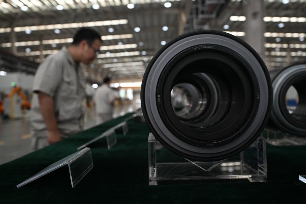 這是洛陽軸承集團股份有限公司生產(chǎn)的軸承產(chǎn)品。新華社記者 李嘉南 攝