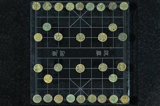 宋代中國銅象棋子。主辦方供圖