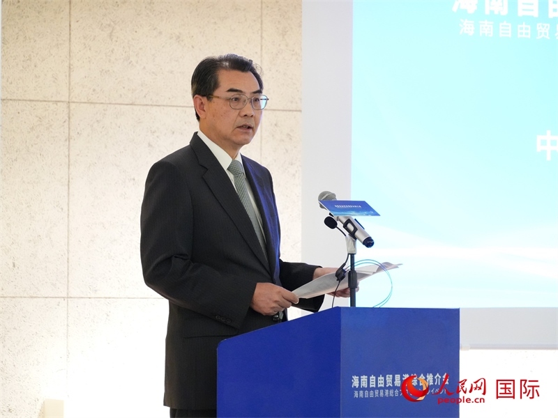 中國駐日本大使吳江浩致辭。人民網(wǎng) 許可攝