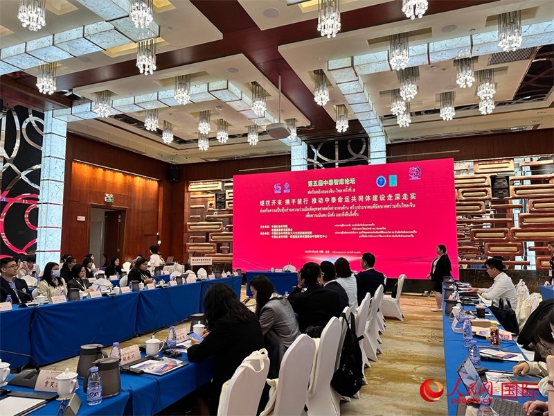 第五屆中泰智庫論壇現(xiàn)場。人民網(wǎng) 孫書宇攝